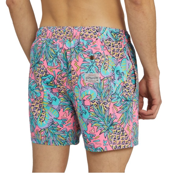 PINEAPPLE  PARTY STARTER SHORT - PURPLE - Picture 2 of 6